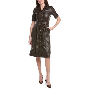 T Tahari Womens  A-Line Dress, Brown